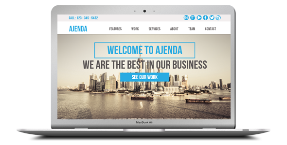 Ajenda - Multi-purpose One Page Muse Template - 5