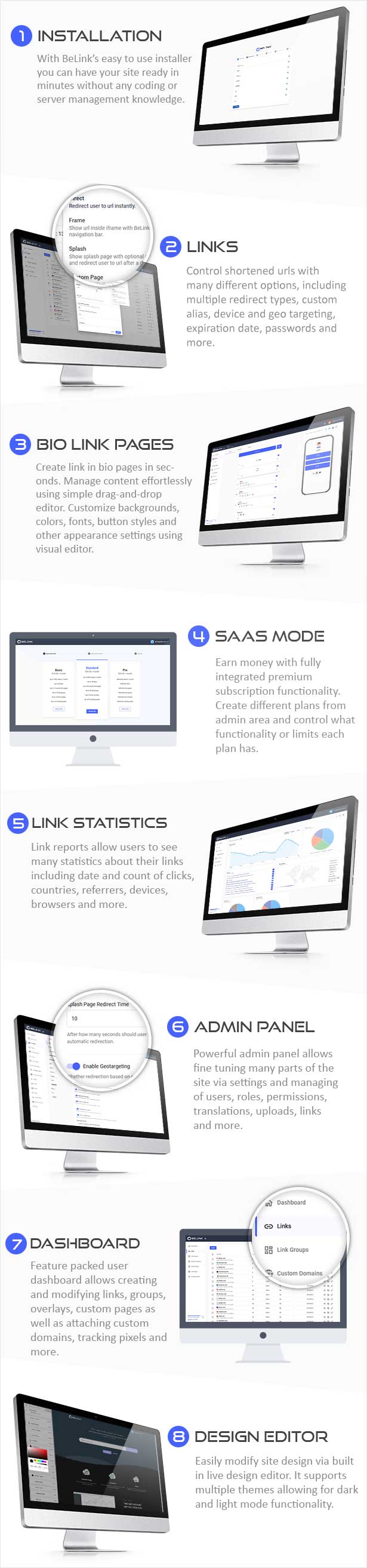 BeLink - Bio Link & PLATAFORMA DE ENCURTADOR DE URL - 1