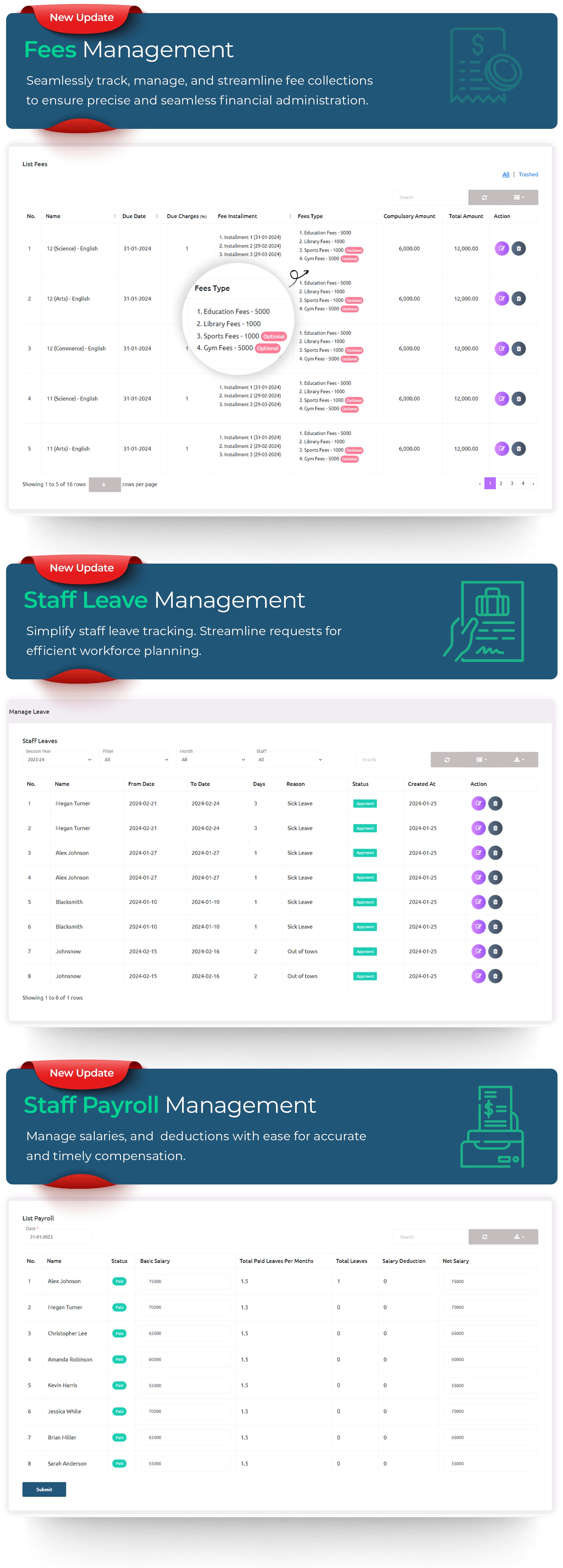 eSchool SaaS - School Management System with Student | Parents Flutter App | Laravel Admin - 15