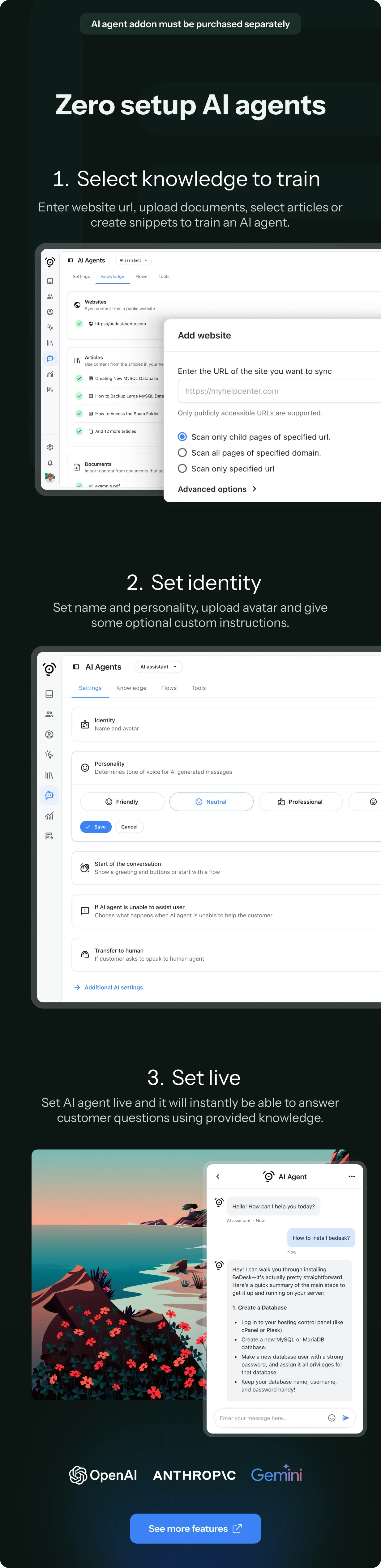 BeDesk - Customer Support Software & Helpdesk Ticketing System - 1