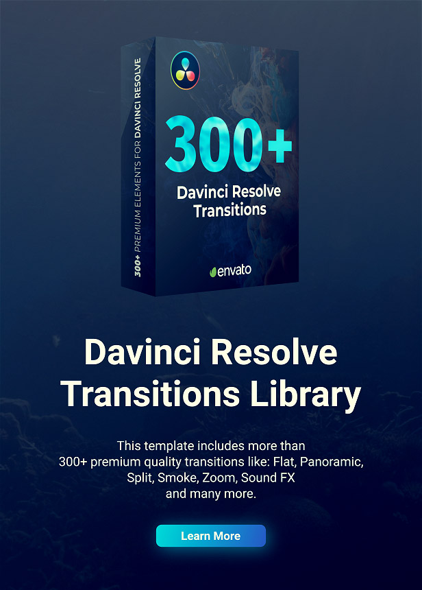 transitions library for davinci resolve free download