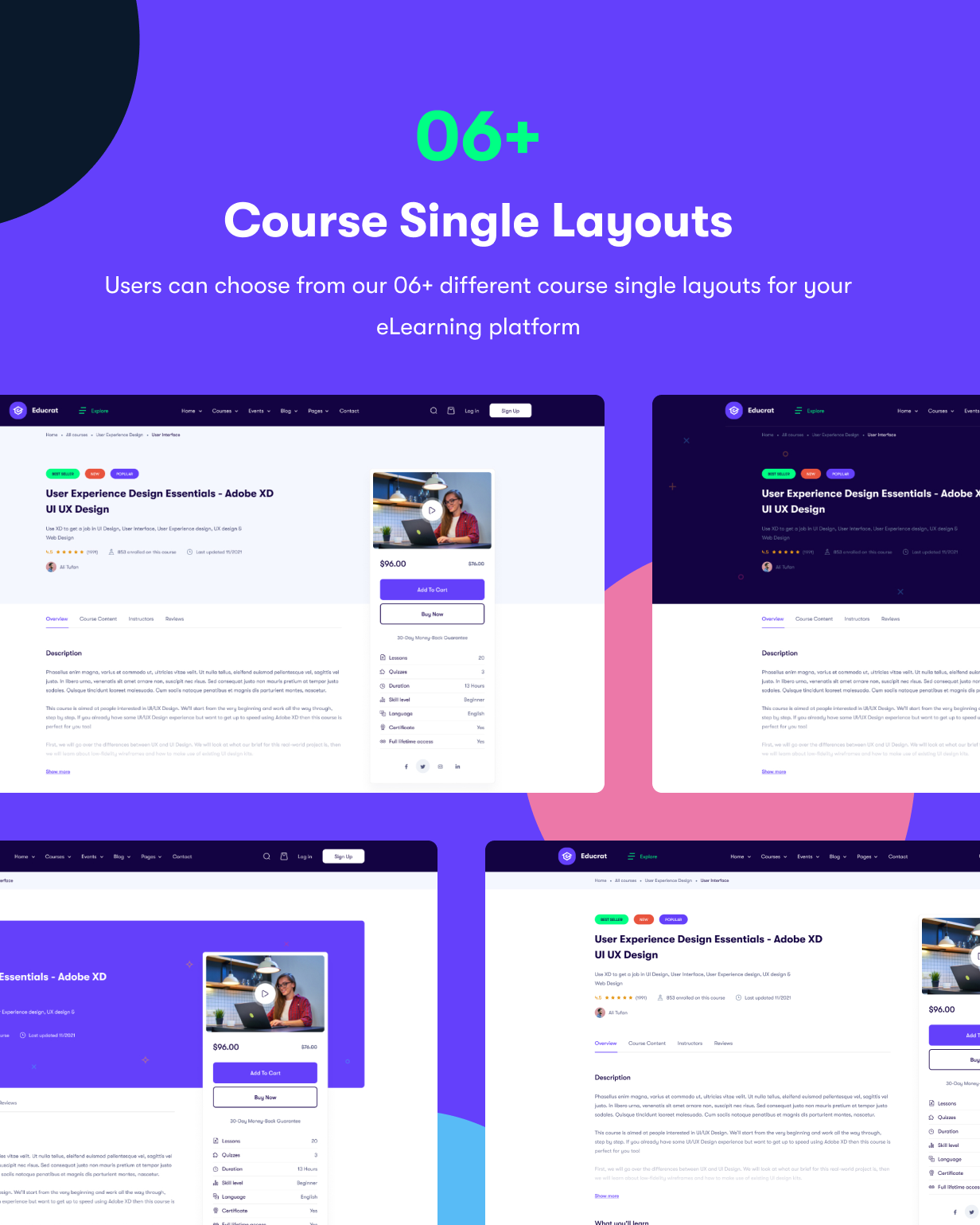 Educrat - Online Course Education WordPress Theme - 8