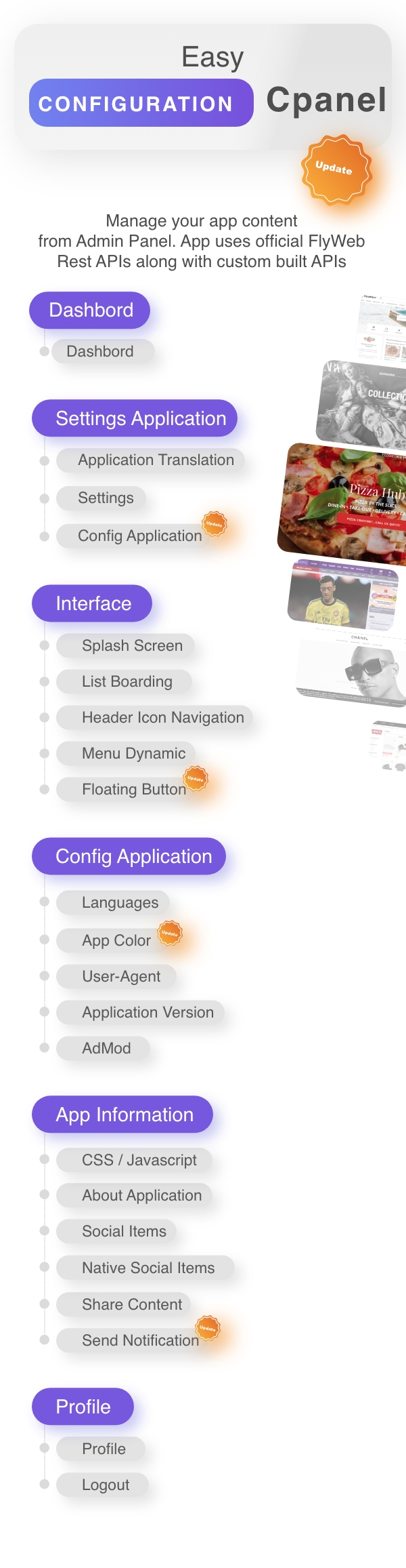 FlyWeb for Web to App Convertor Flutter + Admin Panel - 34