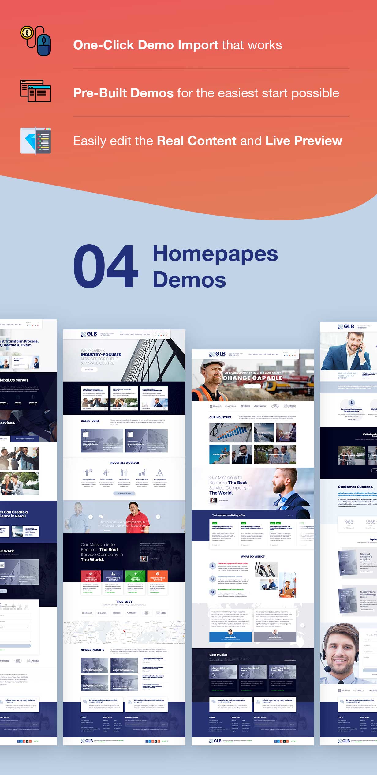 Glb - Responsive Multi-purpose WordPress Theme - 3