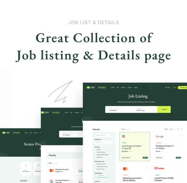 Jobi - Job Portal & Job Board Svelte Template - 7