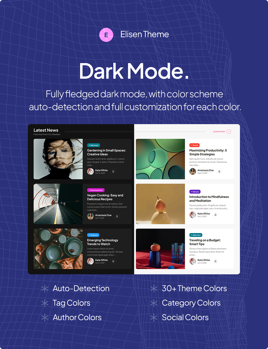 Elisen – Blog & Magazine WordPress Theme