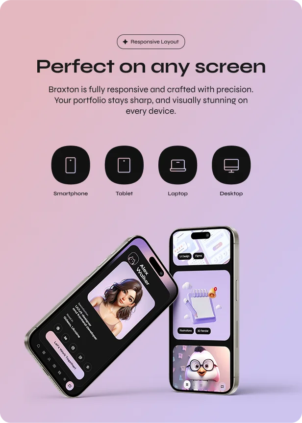 Braxton - Personal Portfolio & Resume React.js Template
