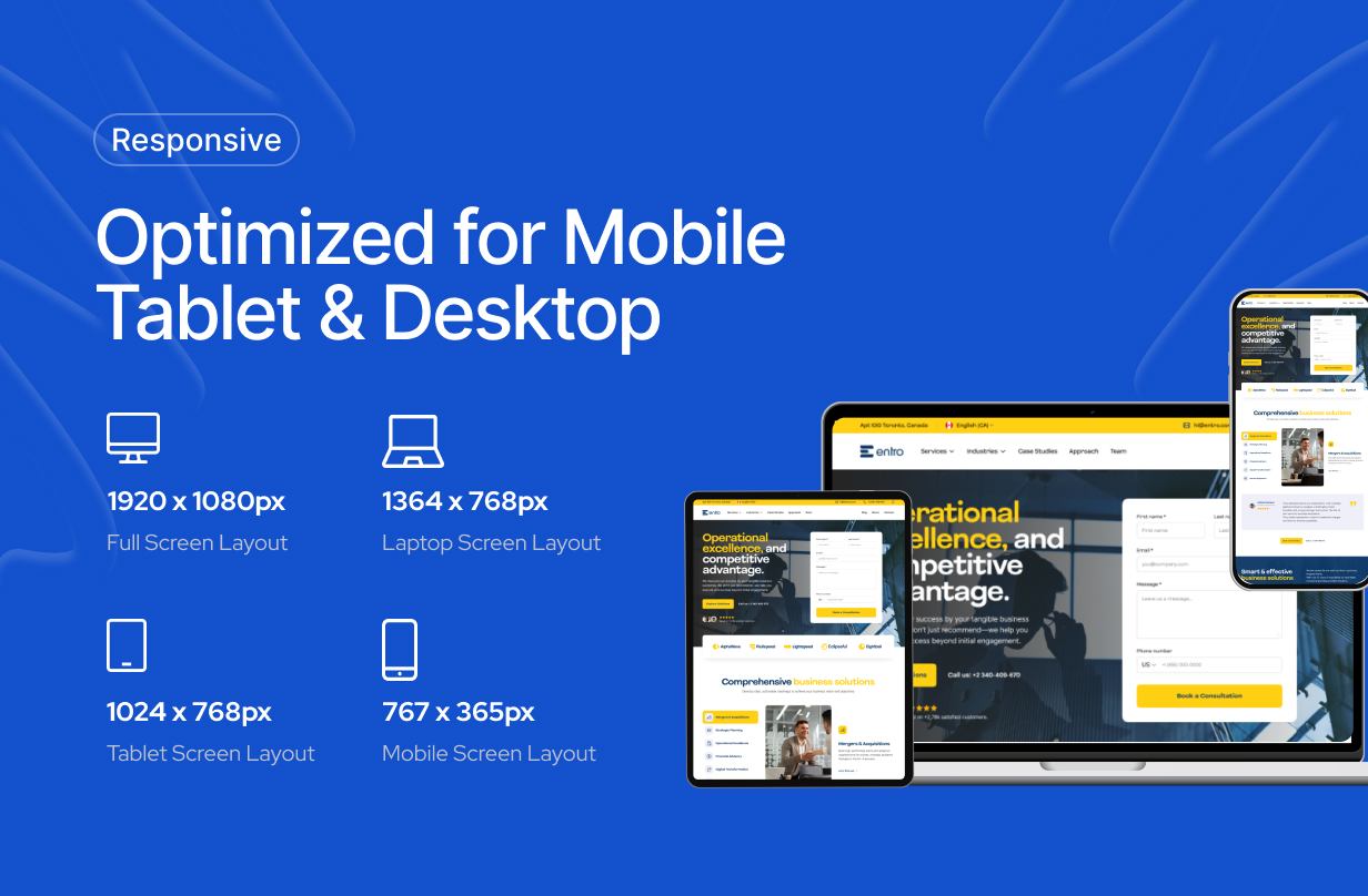 Entro – Business & Elementor Multipurpose WordPress Theme - 8