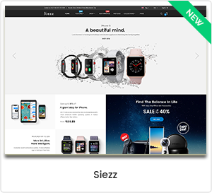 Siezz - Modern MarketPlace WordPress Theme 