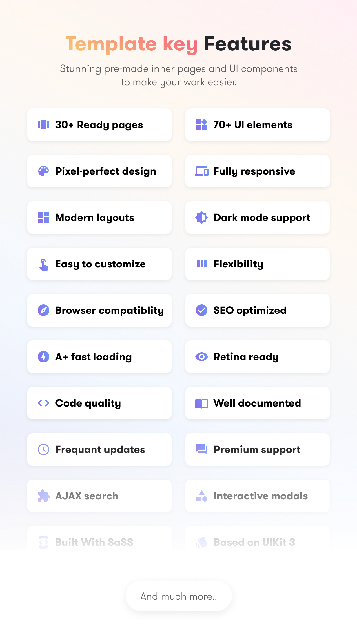 Key features