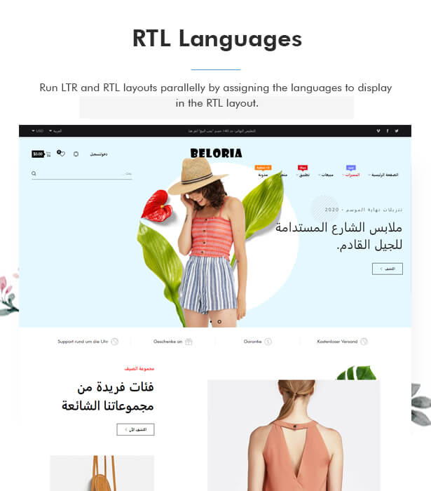 RTL layout