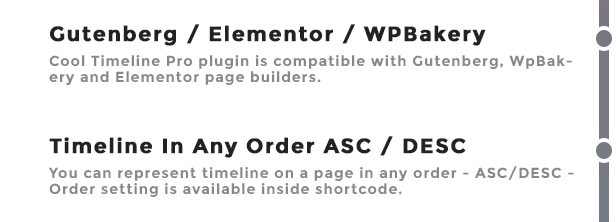 Cool Timeline Pro WordPress 的水平和垂直时间轴插件