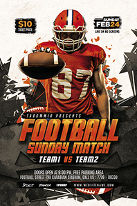 95-Football-flyer-template