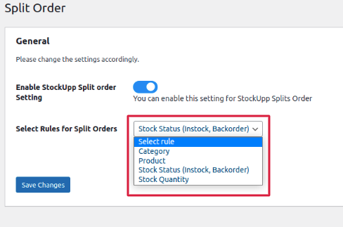 StockUpp - Split Order For WooCommerce - 1