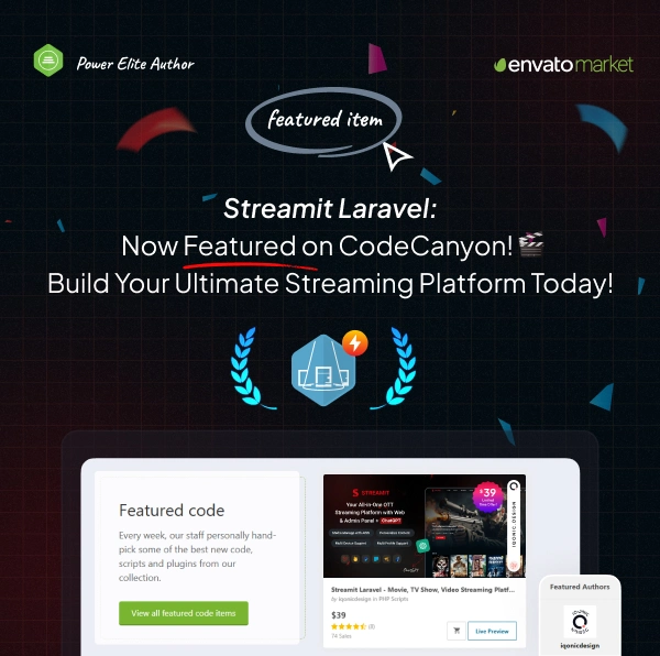 Streamit Laravel - Movie, TV Show, Video Streaming Platform With Laravel with ChatGPT - 5