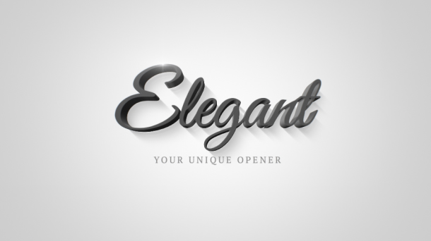 Technical Elegant Logo 3D Opener - 1