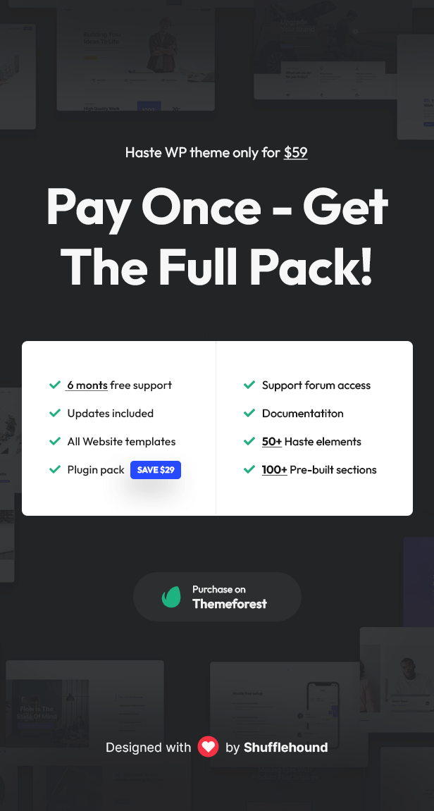 Buy Haste theme