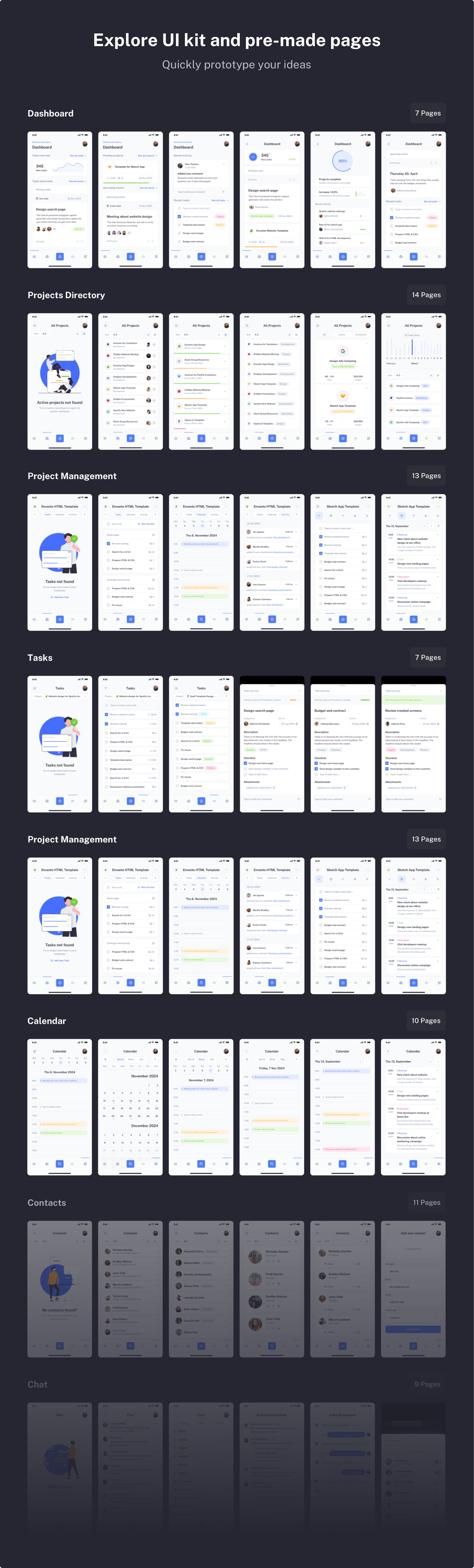 IOTASK Mobile - UI Kit for Admin Dashboard Apps - 7