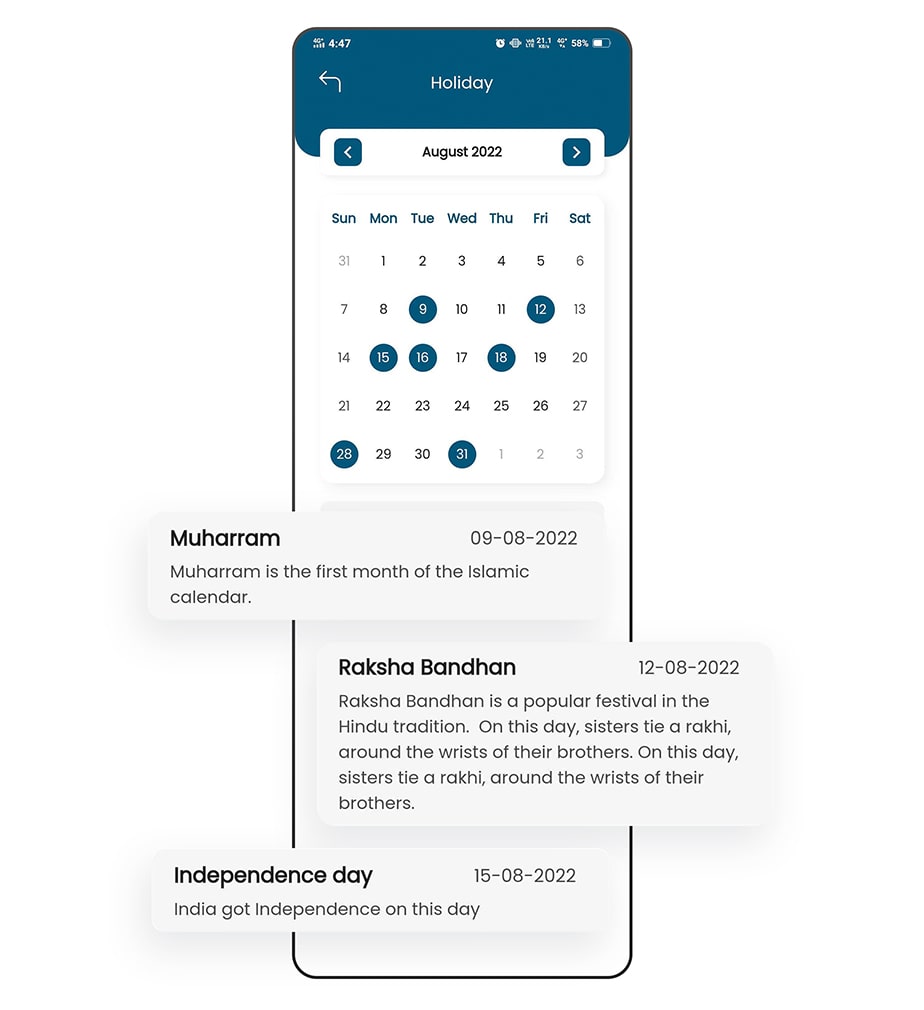 Teacher Flutter App - eSchool Virtual School Management System - 18