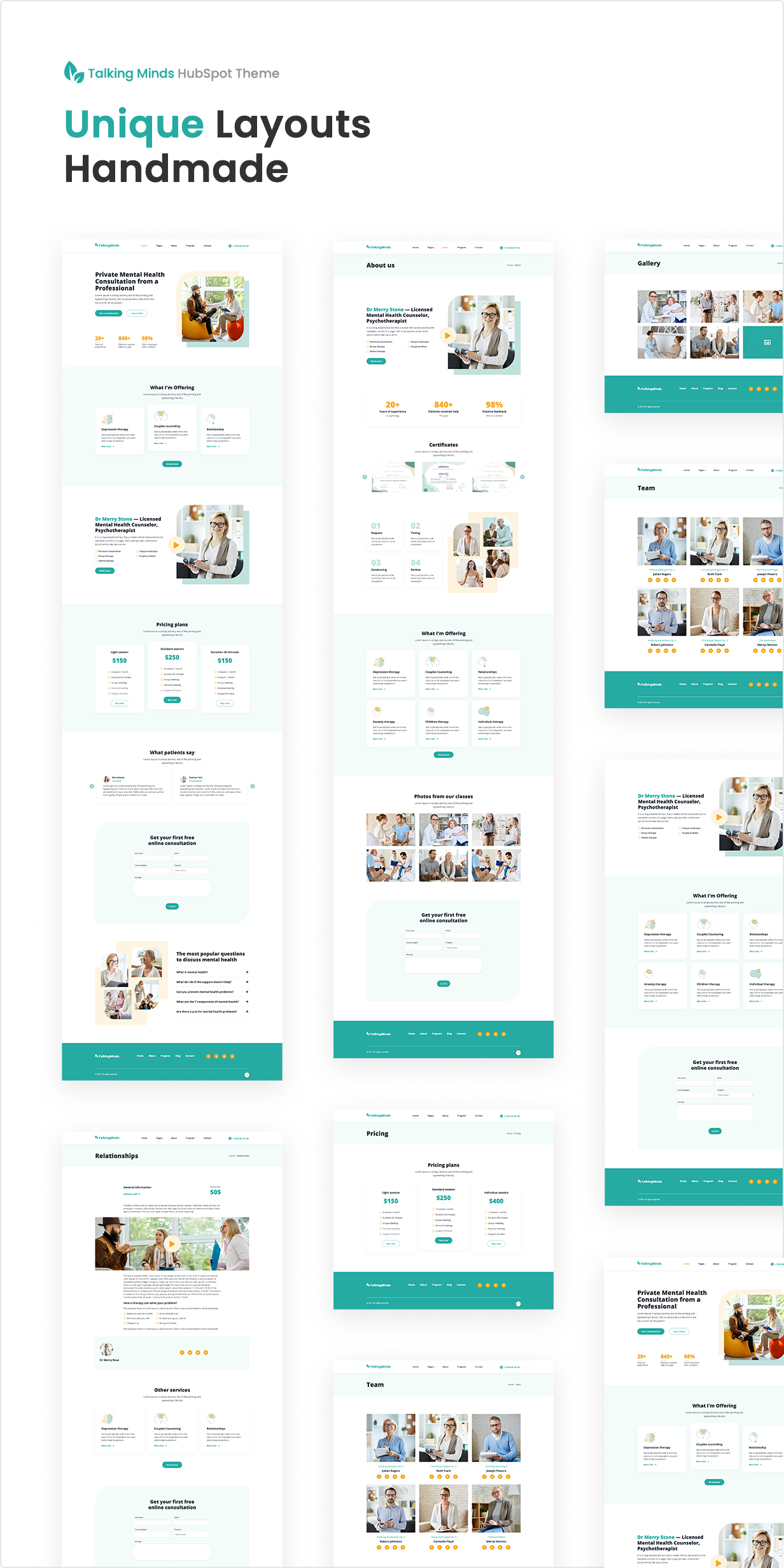 Unique Design Layouts