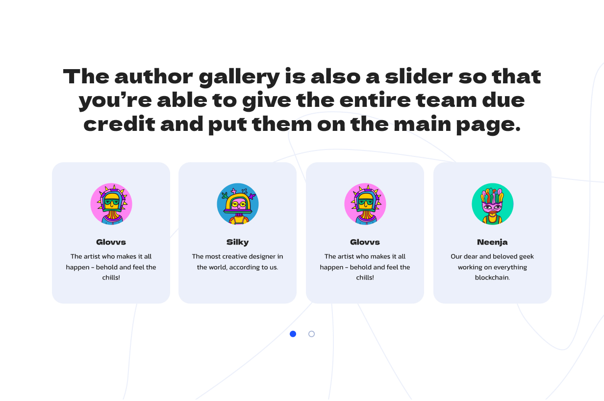 Freakzers - NFT Blockchain Website - 9