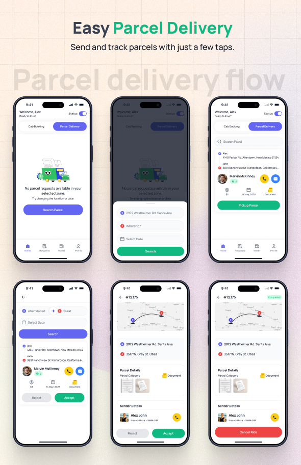 CabME - Flutter Complete Taxi app | Taxi Booking Solution - 14