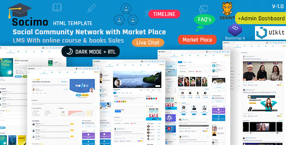 Giami Social Network Mobile App UI Tool Kit free download