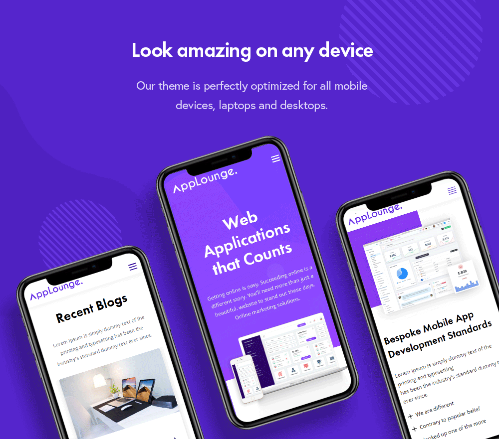 Applounge Presentation Responsive Feature