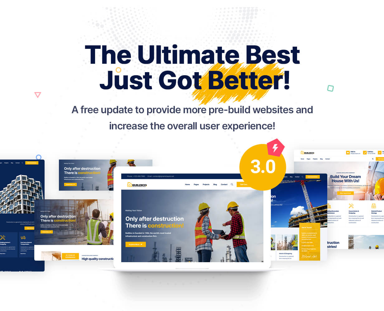 Buildico Construction and Building WordPress Theme