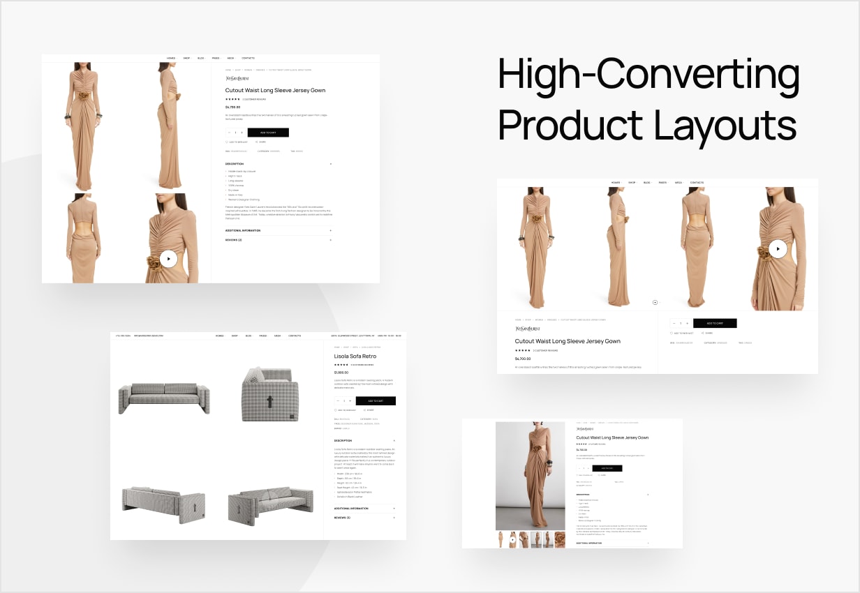 Moderno - High-Converting Product Layouts