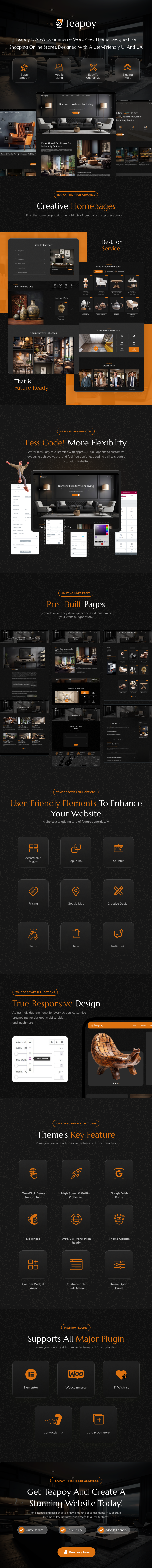 Teapoy - Furniture Store WooCommerce Theme - 1