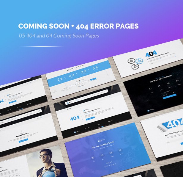 StepUp Multipurpose All in One PSD Template - 10