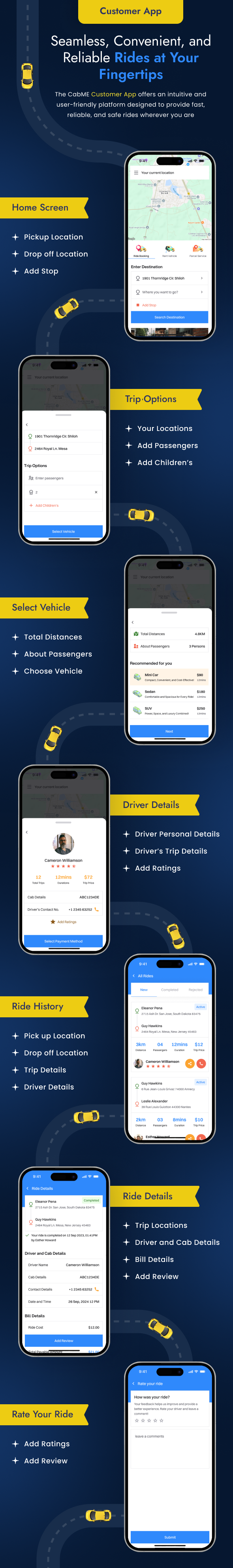 CabME - Flutter Complete Taxi app | Taxi Booking Solution - 10