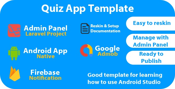 Quiz App Template With Admin Panel - CodeCanyon Item for Sale