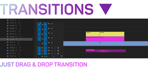 Transitions & Stylizations for Premiere Pro - 1