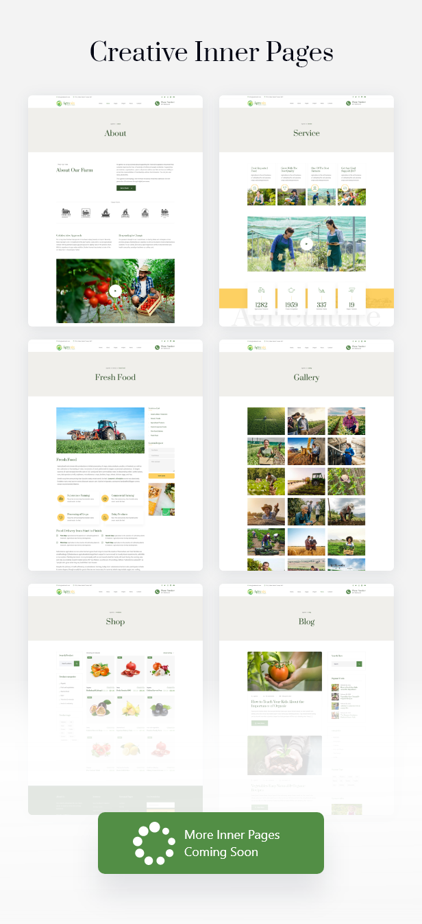 Agronix - Organic Farm Agriculture WordPress Theme + RTL - 7