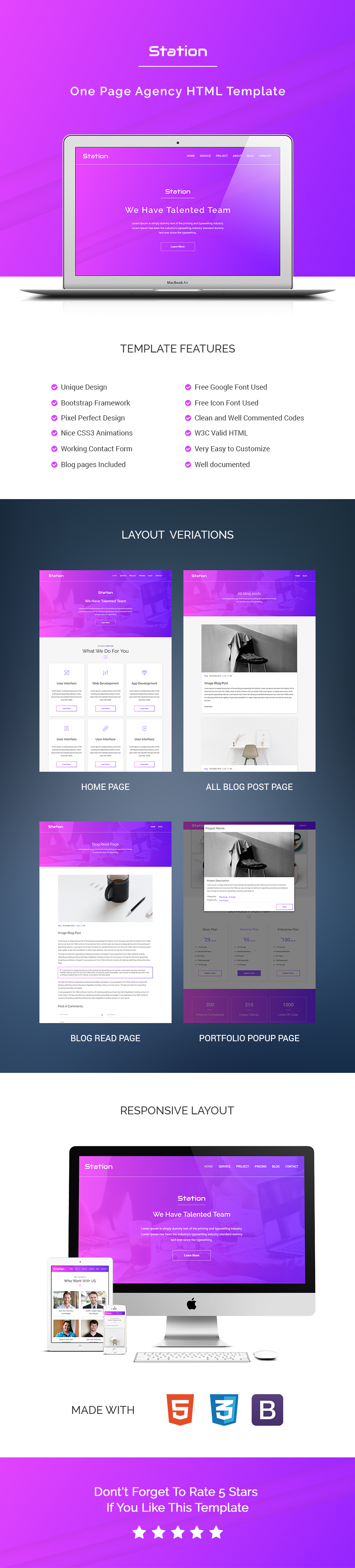 Station - Agency HTML Template - 1