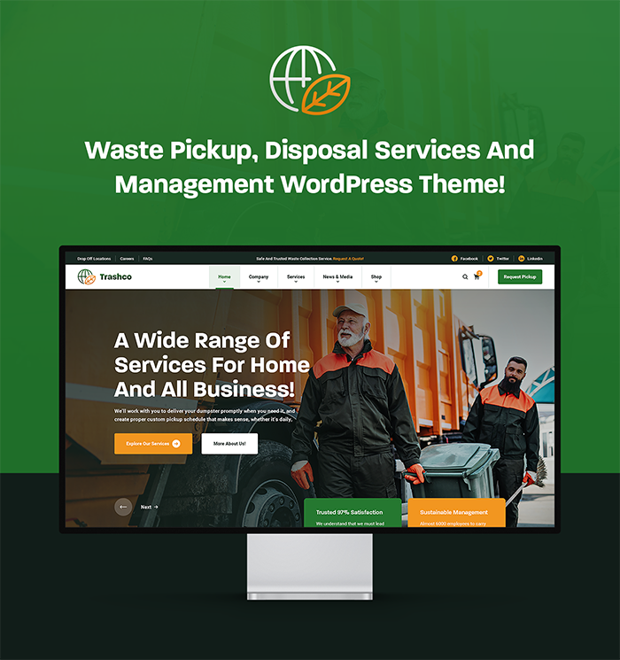 Trashco - Waste Management & Disposal Services WordPress Theme - 4