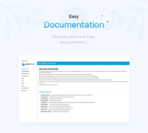 Chitchat - Perfect Chat and Discussion HTML Template