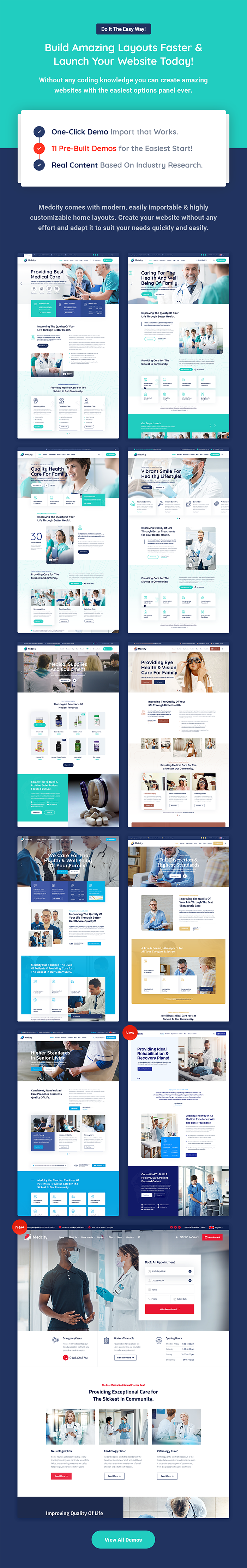 Medcity - Health & Medical WordPress Theme - 5