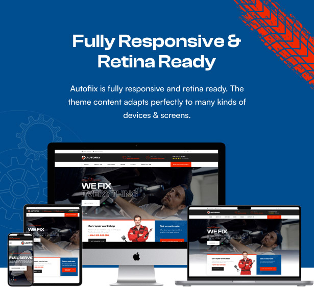Autofiix - Car Services WordPress Theme