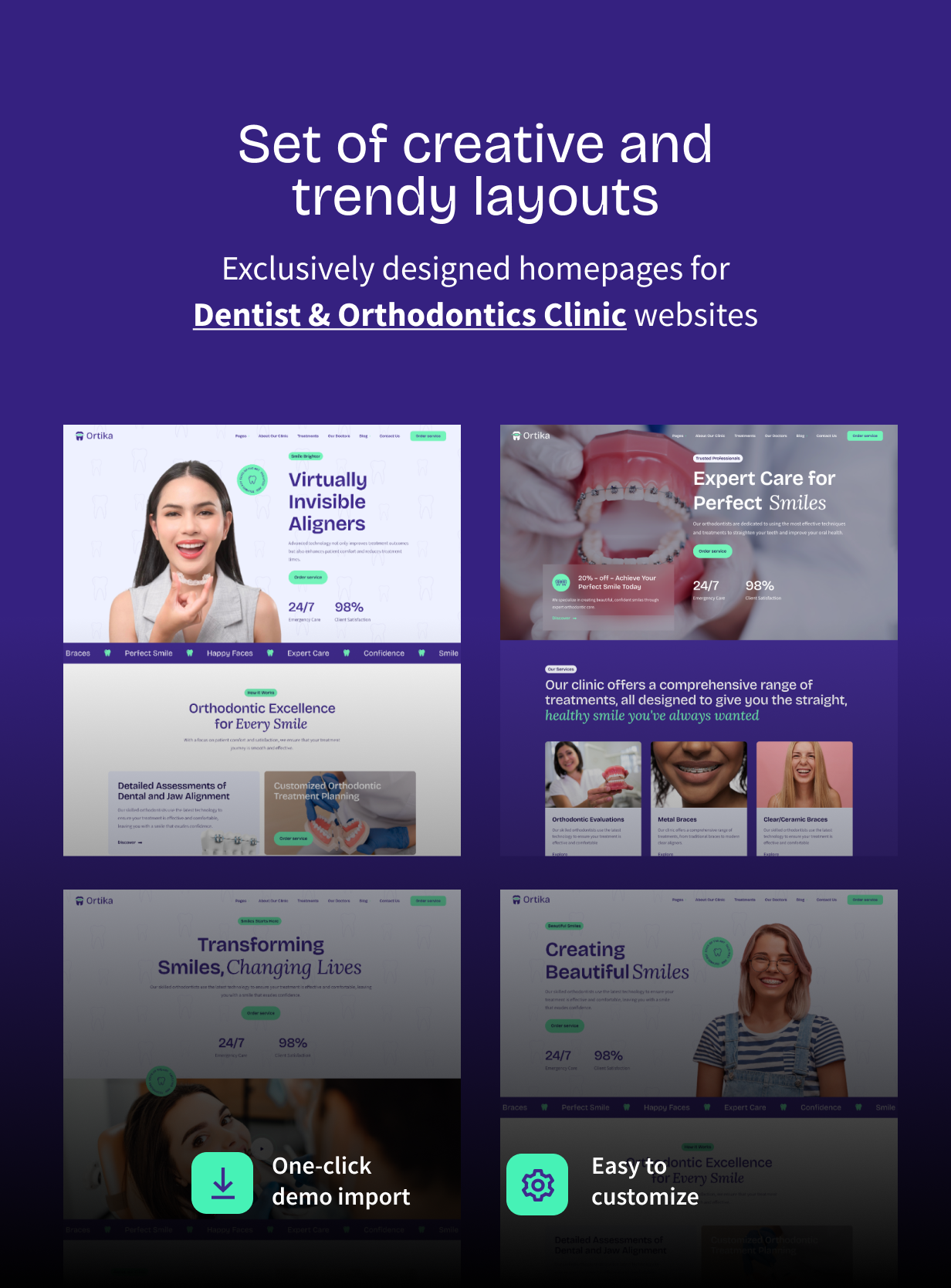 Ortika - Dentist & Orthodontics WordPress Theme