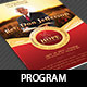 Pastor Anniversary Service Program Template - GraphicRiver Item for Sale