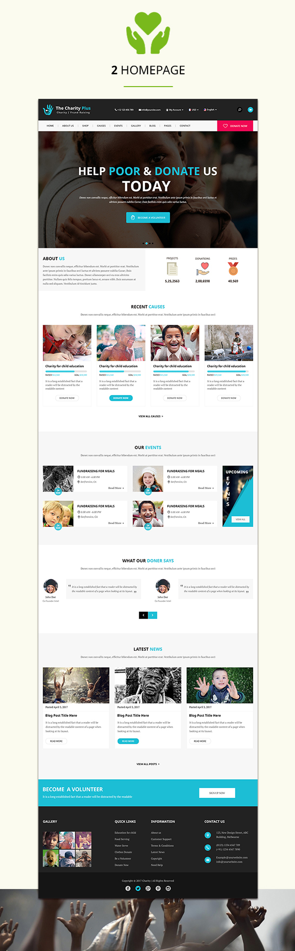 Charity - The Charity Plus HTML Template