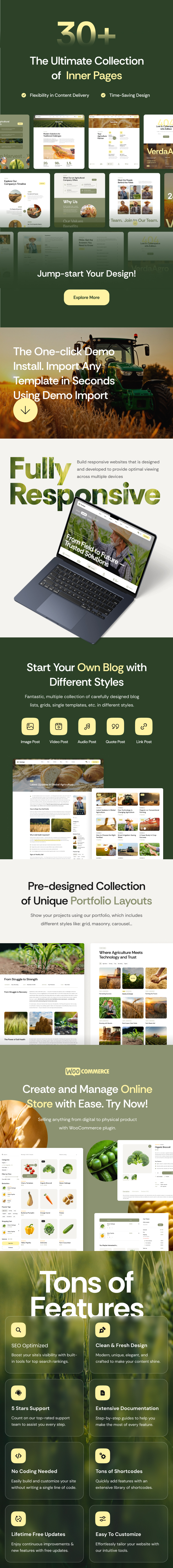 VerdaAgro - Agriculture Companies & Organic Farms WordPress Theme - 2