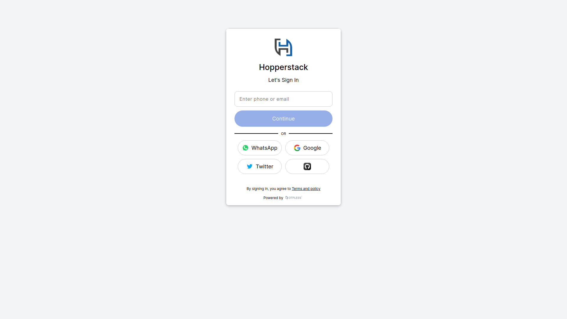 LoginFlow – Otpless