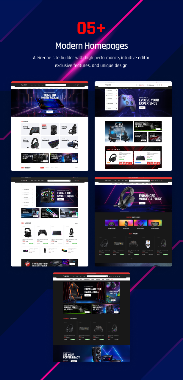 05+ Modern Homepages