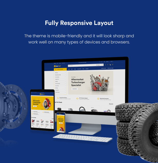 RBpazt - Auto Parts Store WooCommerce Theme