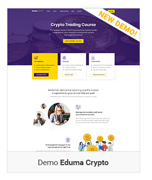 Crypto - Education WordPress Theme