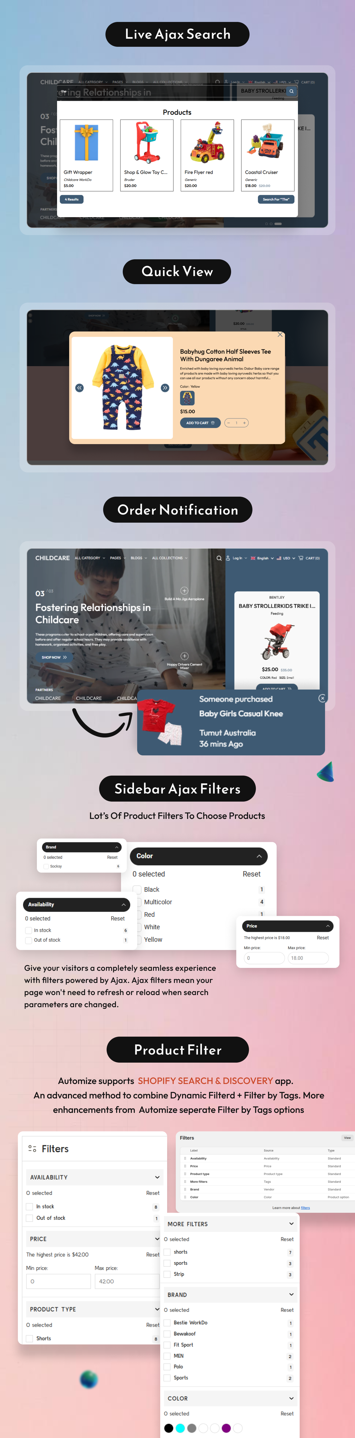 Childcare - Kids Toys Store Responsive Shopify 2.0 Theme - 11